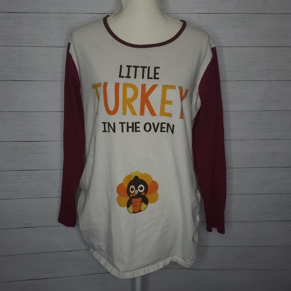 XXL Thanksgiving Maternity Shirt